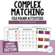 Complex Matching File Folder Activities cover featuring 15 printable tasks