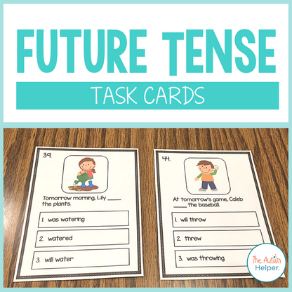 Future Tense Task Cards