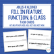 Fill In Feature, Function, and Class cover with ABLLS-R task codes and sample task cards