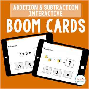 Addition and Subtraction Interactive Boom Cards