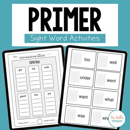 Primer Sight Word Activities