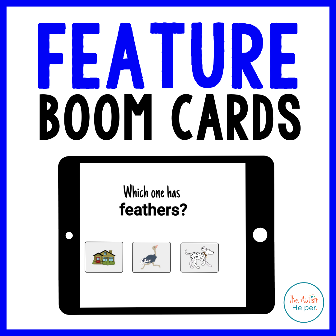 Object Features Interactive Boom Cards