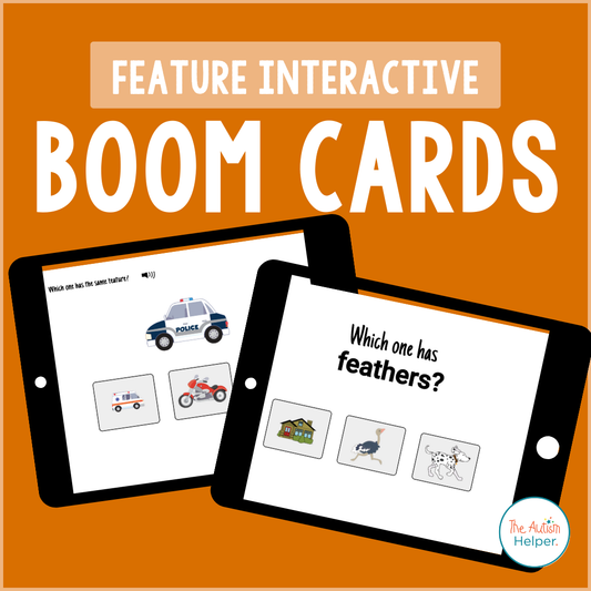 Object Features Interactive Boom Cards