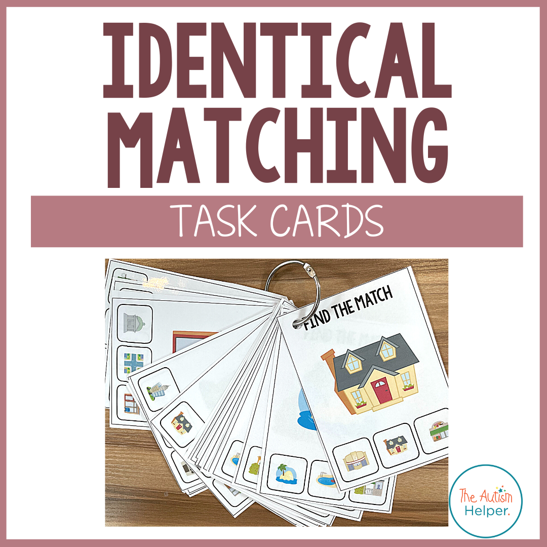 Identical Matching Task Cards – The Autism Helper
