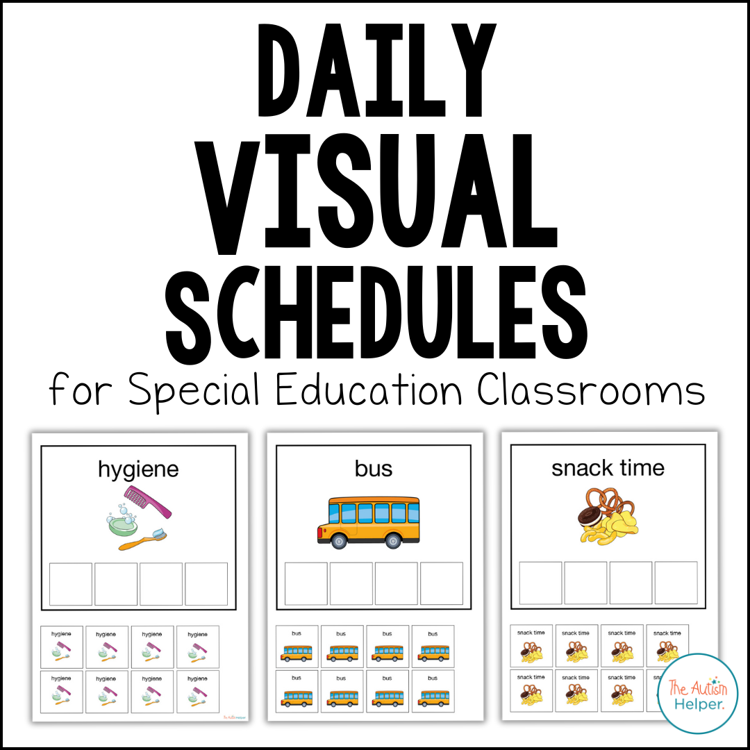 Daily Visual Schedules for Special Education