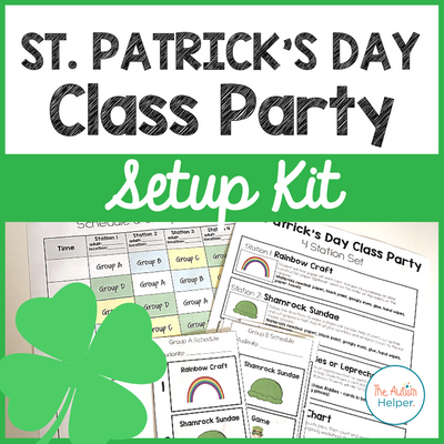 St. Patrick's Day Class Party Setup Kit