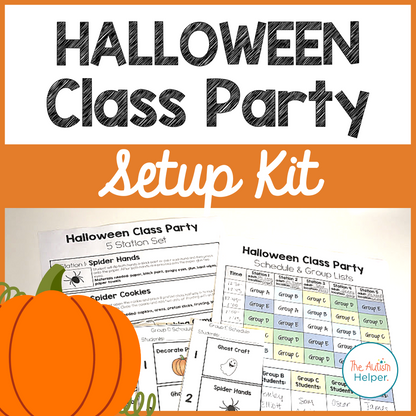 Halloween Class Party Setup Kit