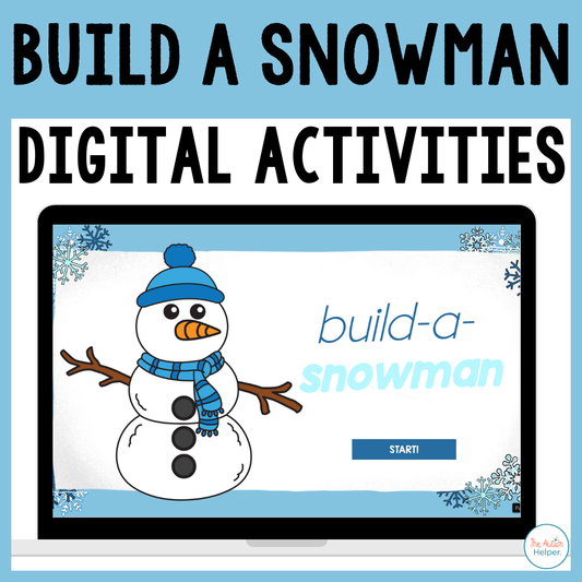 Digital Build-a-Snowman Activities