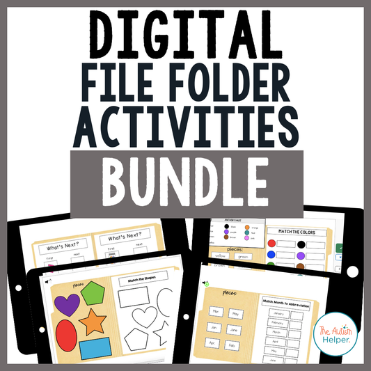 DIGITAL File Folder Activities {BUNDLE}