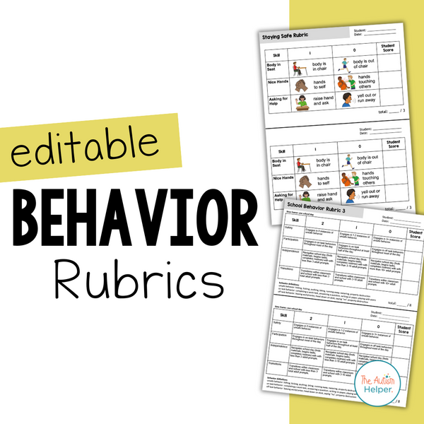 Behavior Rubrics – The Autism Helper