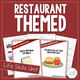 Restaurant Life Skills Unit cover featuring functional dining resources
