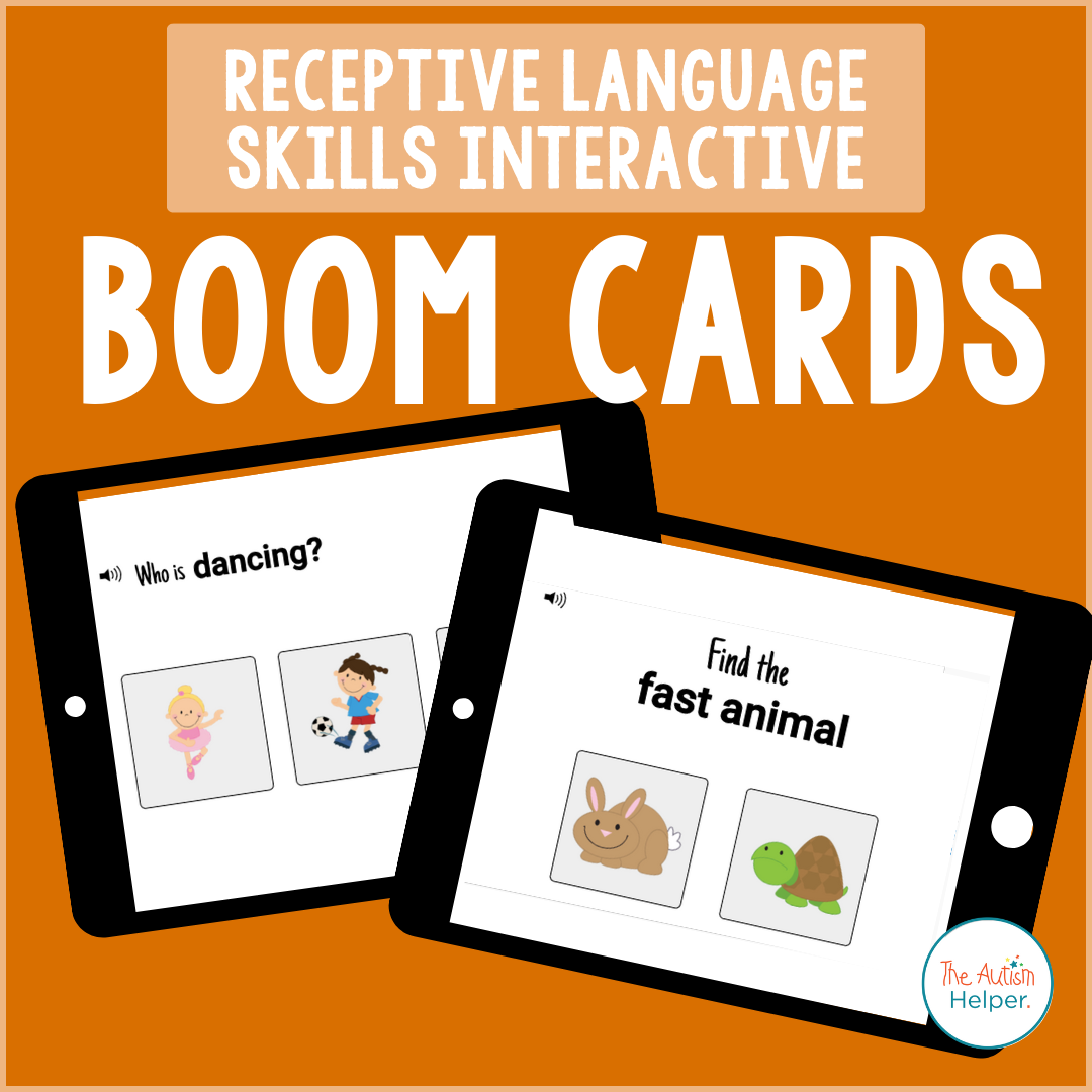 Receptive Language Skills Interactive Boom Cards