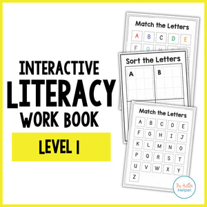 Interactive Literacy Workbook {Level 1}