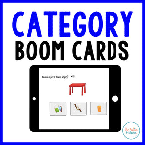 Category Interactive Boom Cards