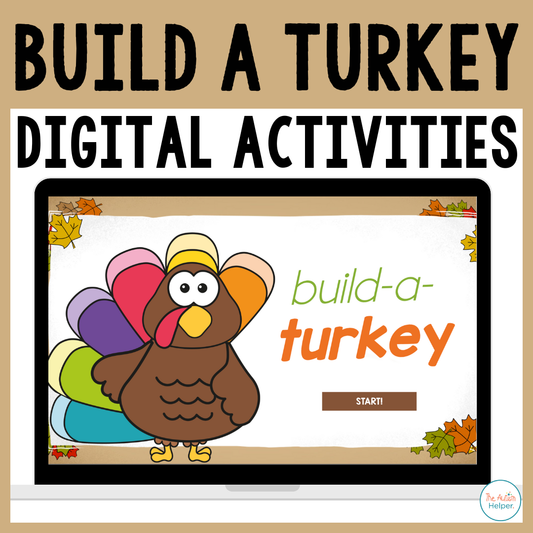 Digital Build-a-Turkey Activities