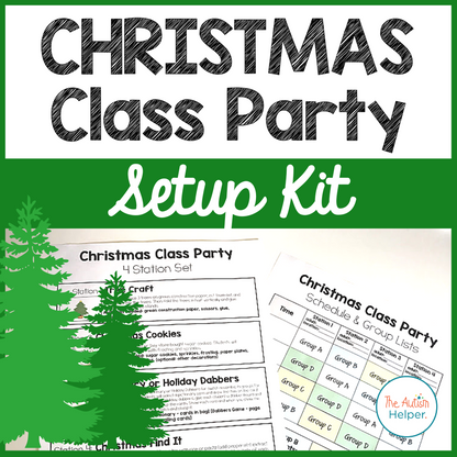 Christmas Class Party Setup Kit