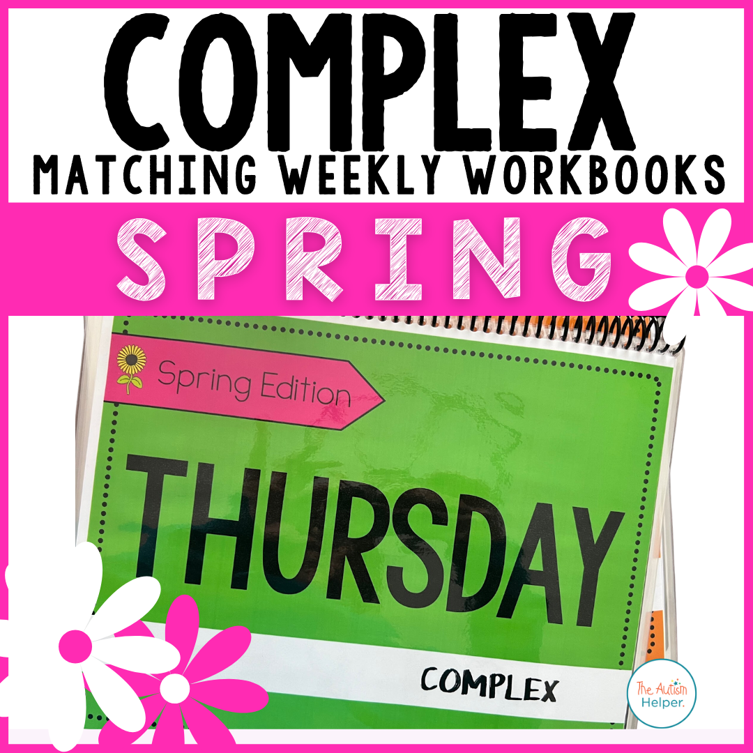 Complex Matching Weekly Workbooks - Spring Edition