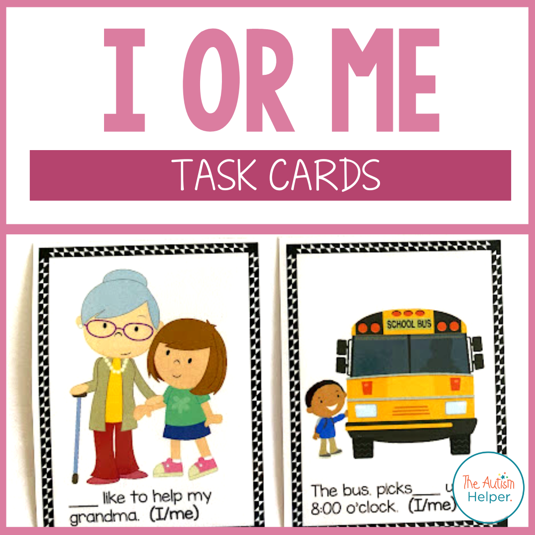 I or Me Task Cards