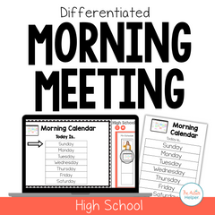 Differentiated Morning Meeting - High School Edition
