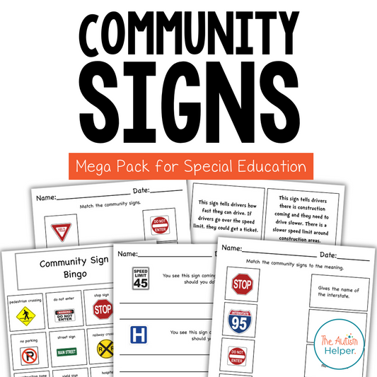 Community Signs Mega Pack for Special Education