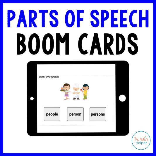 Parts of Speech Interactive Boom Cards