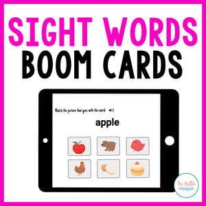 Sight Words Interactive Boom Cards