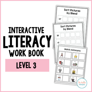 Interactive Literacy Workbook {Level 3}