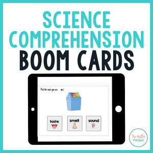 Science Comprehension Interactive Boom Cards