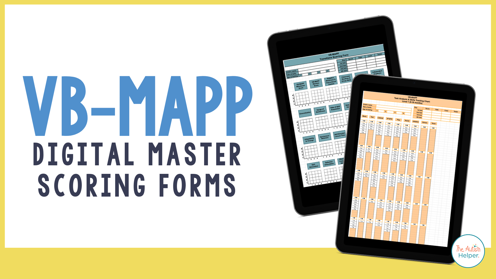 VB-MAPP Digital Master Scoring Forms – The Autism Helper