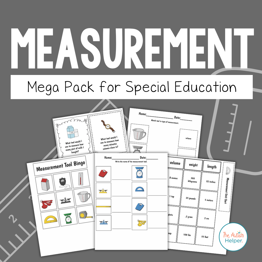 Measurement Mega Pack for Special Education