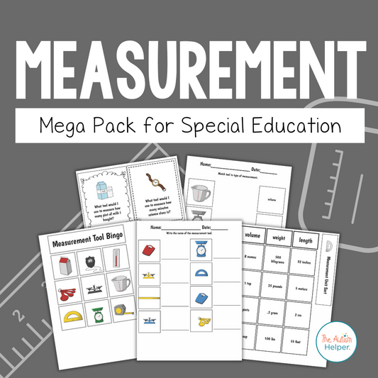 Measurement Mega Pack for Special Education