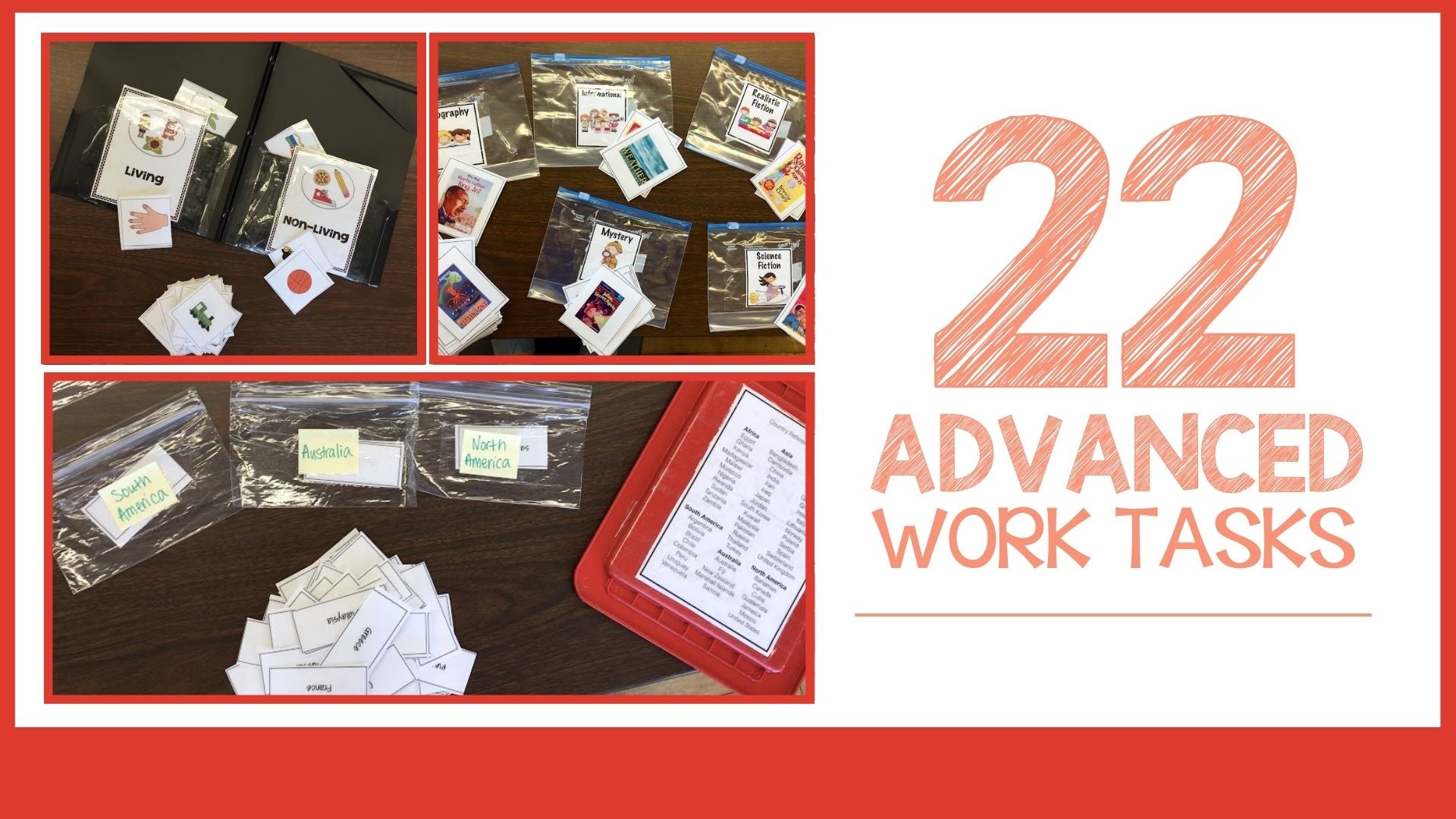 Advance Task Advanced Work Task Mega Pack – The Autism Helper