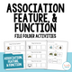 Association, Feature, & Function File Folder Activities cover featuring eight printable tasks