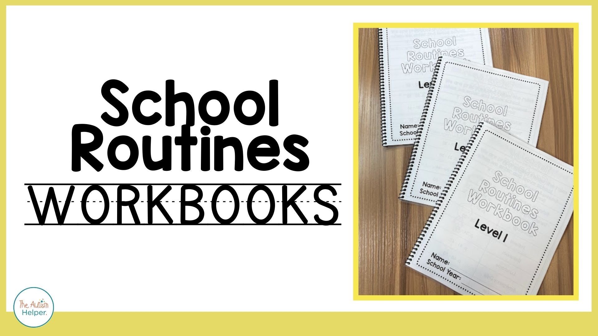 School Routines Workbooks – The Autism Helper