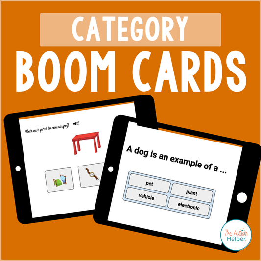 Category Interactive Boom Cards