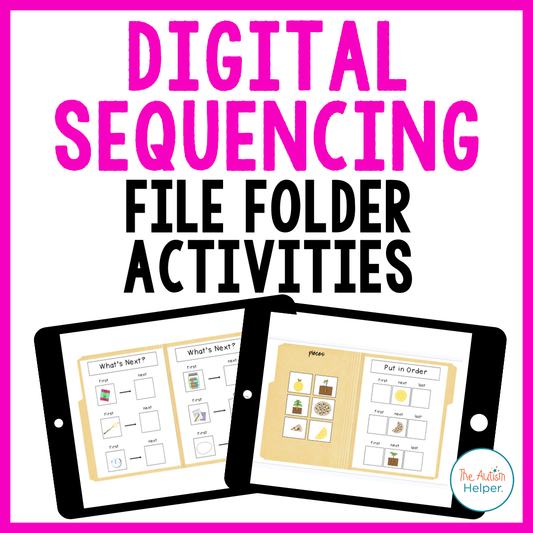 DIGITAL Sequencing File Folder Activities