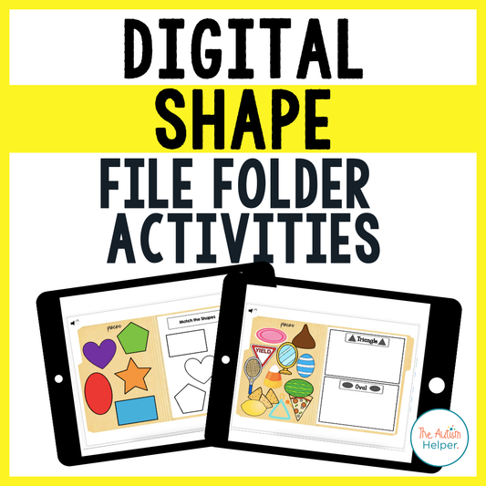 DIGITAL Shape File Folder Activities