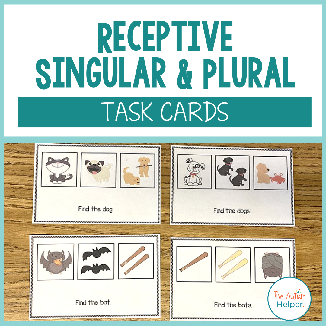 Receptive Singular and Plural Task Cards