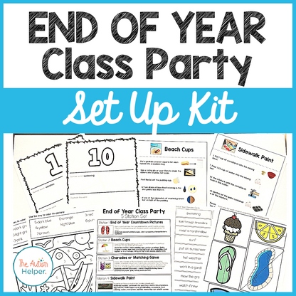 End of the Year Class Party Setup Kit