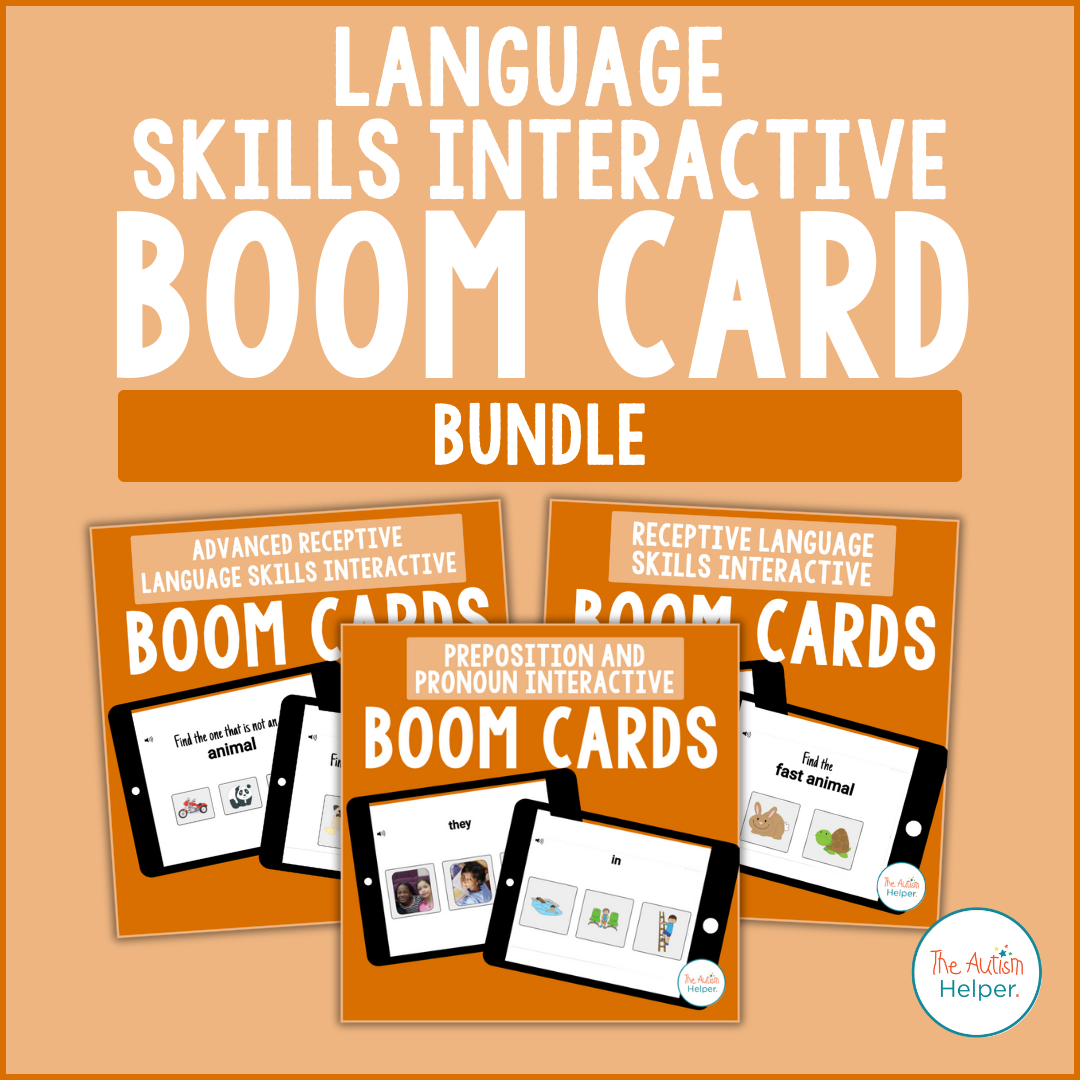 Language Skills Interactive Boom Card BUNDLE