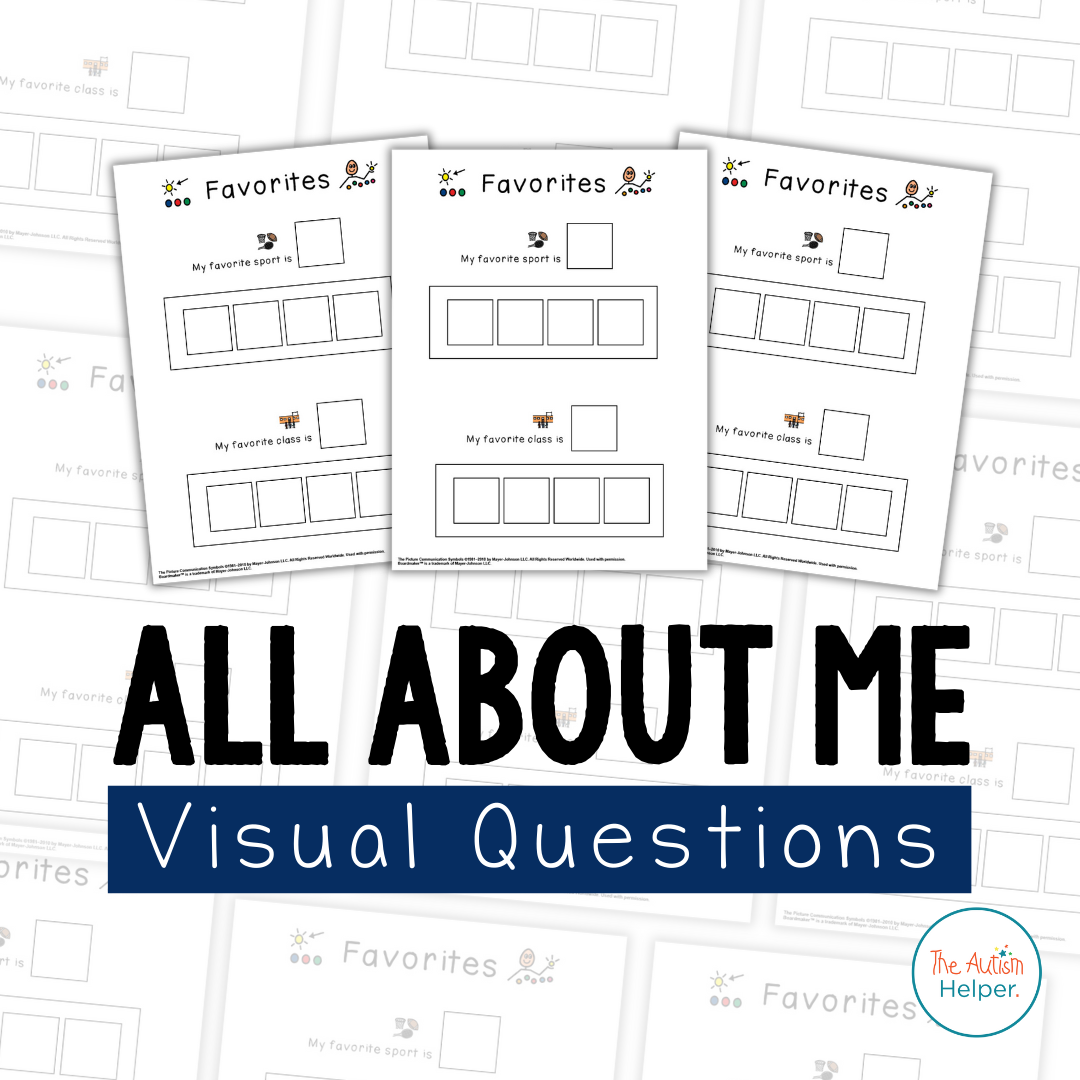 All About Me Visual Questions