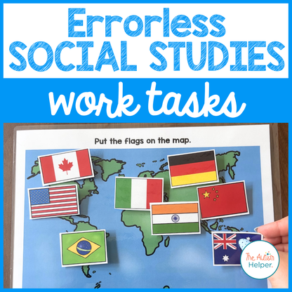 Errorless Social Studies Tasks Mega Pack