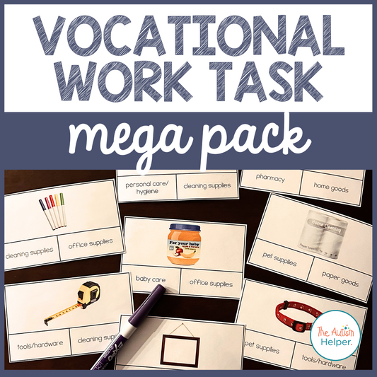 Vocational Skills Work Task Mega Pack