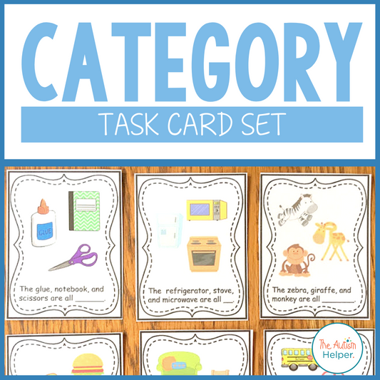 Category Task Card Set