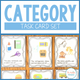 Category Task Card Set cover featuring category identification and naming activities