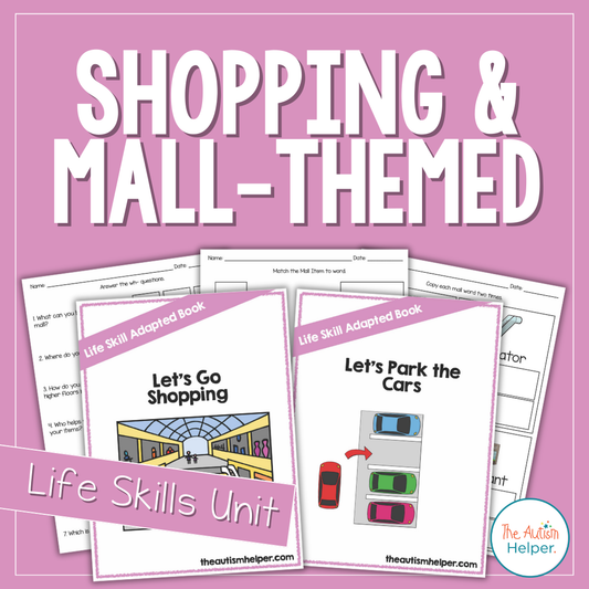 Shopping and Mall-Themed Life Skills Unit