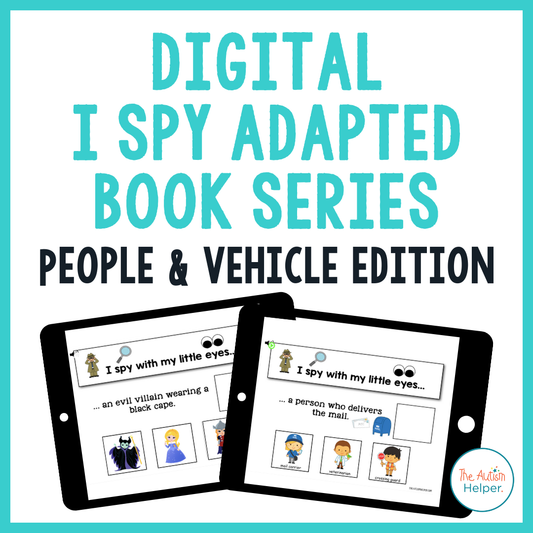 DIGITAL I Spy Adapted Book Series - People & Vehicle Edition