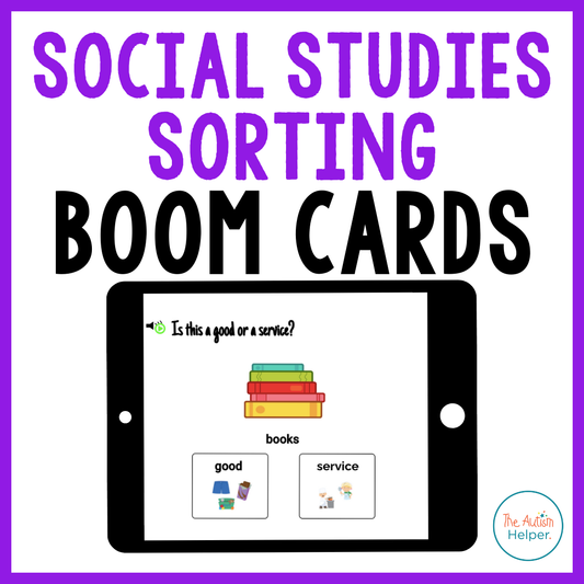 Social Studies Sorting Interactive Boom Cards