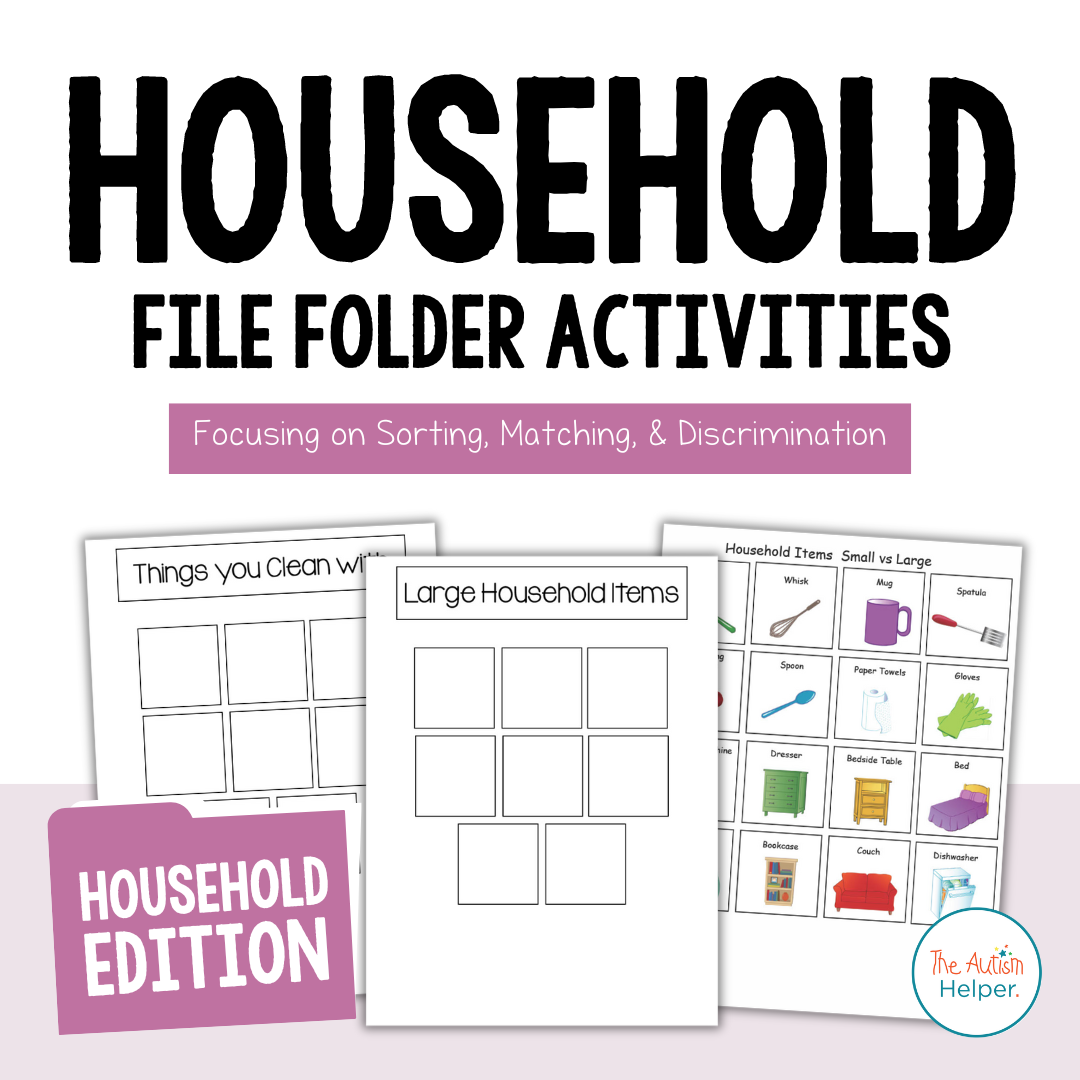File Folder Activities {Household Themed}