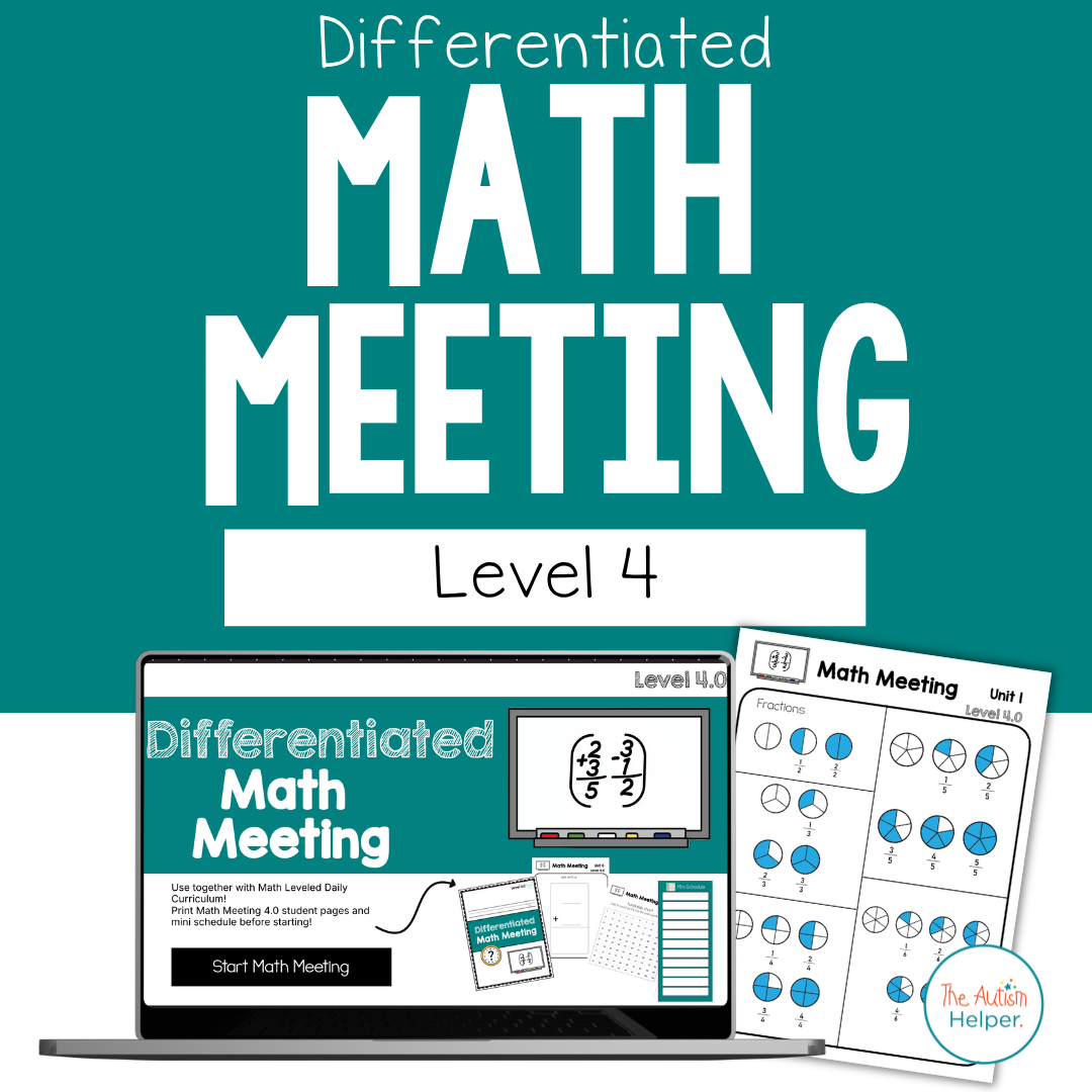 Differentiated Math Meeting Level 4.0